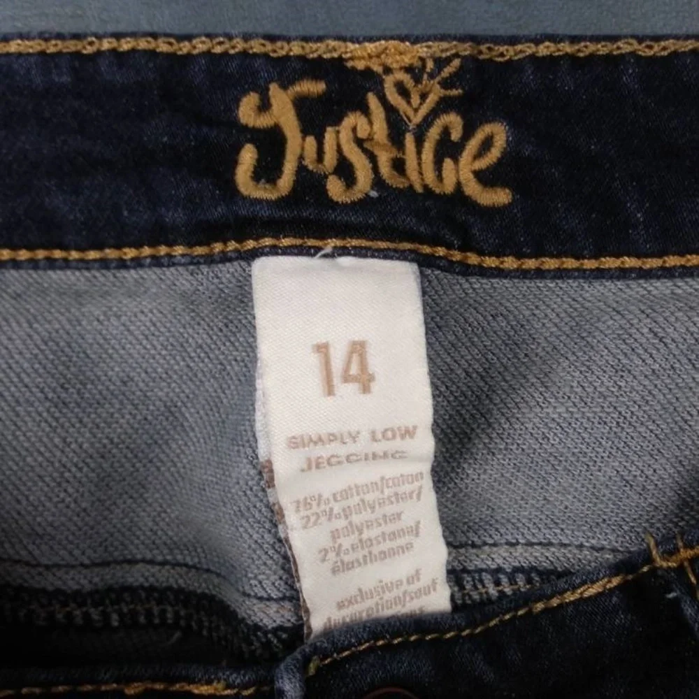 Justice Girls Simply Low Jegging Size 14